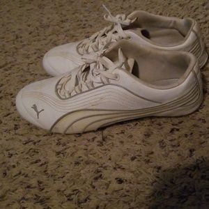 White Pumas Size 7